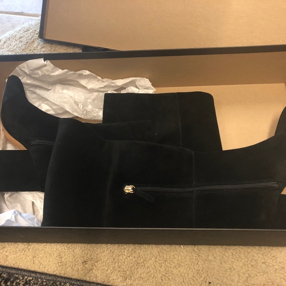 NIB J. Crew Sadie Over the Knee Boots in Black Suede Size 5 - Picture 8 of 12